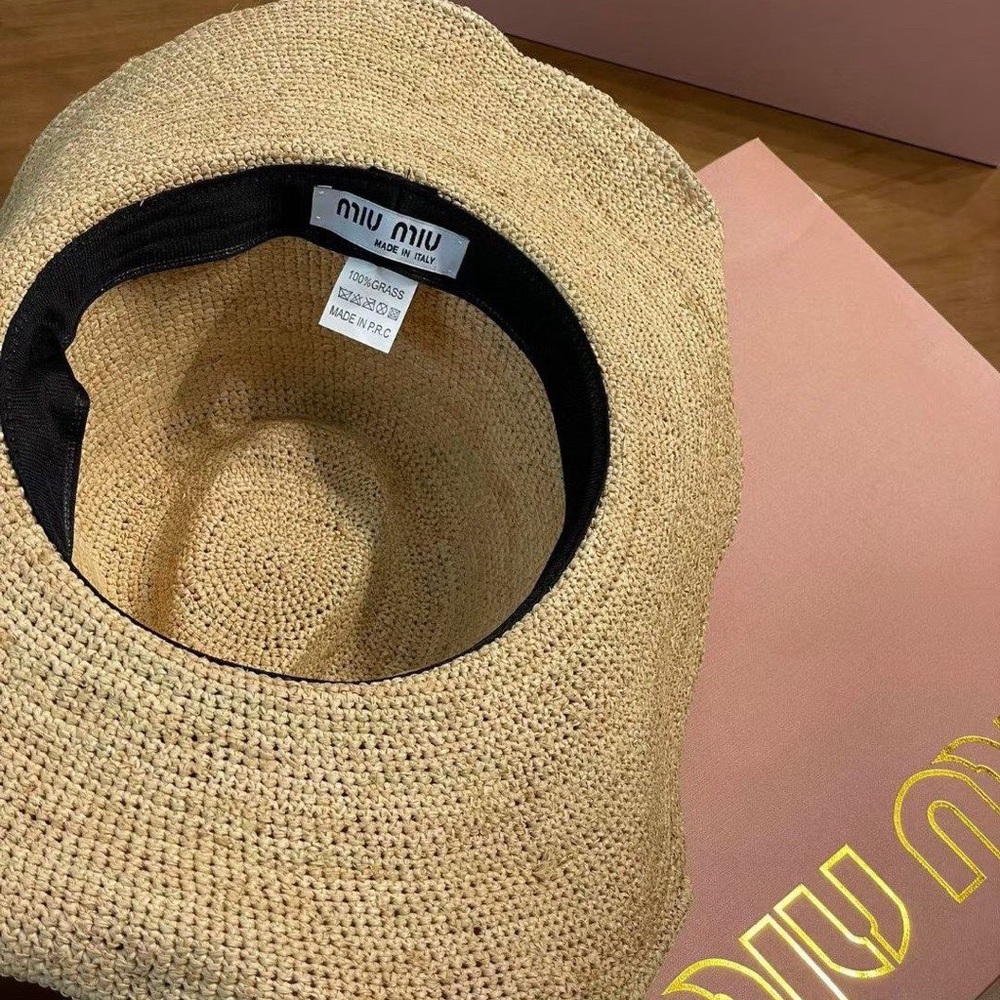 🎠MiuMiu popular woven straw hat - Picture 4 of 7